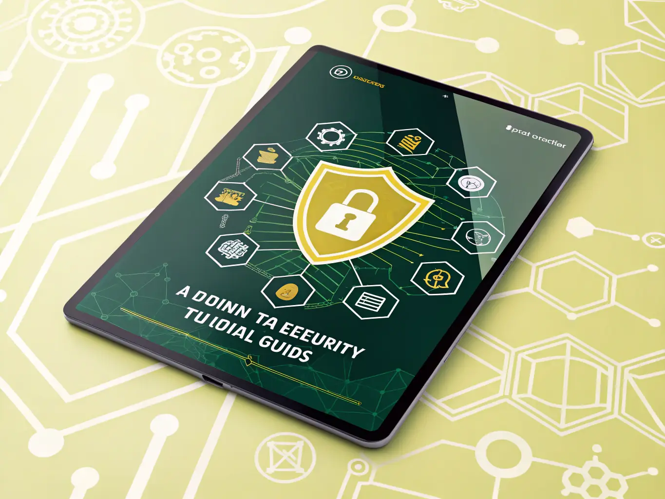 A downloadable guide cover with a crypto theme, showcasing key benefits of digital asset integration.